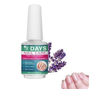 Soin Des Ongles 3 Jours &agrave; K&eacute;ratine Aux Acides Amin&eacute;s,Vernis Durcisseur Ongle Extra Fort,Vernis Transparent Ongle,Nail Care Oil with Keratin Amino Acid Formula,Daily Strengthening Nourishment (1) (BaiYuZ, neuf)