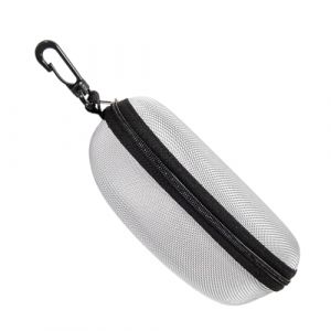 Povanjer &Eacute;tui &agrave; lunettes de soleil avec mousqueton, &eacute;tui &agrave; lunettes antichoc,Support pour &eacute;tui &agrave; lunettes EVA avec clip de ceinture pratique - Caisse antichoc de tirette de lunettes de voyage de (savetian, neuf)