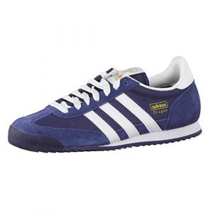 adidas Originals Dragon, Baskets homme, Bleu (New Navy/White/Metallic Gold), 42 (al brands uk, neuf)