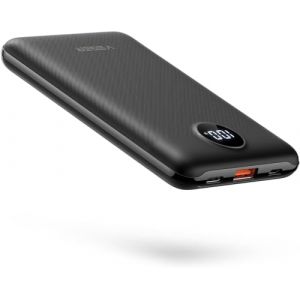 VEGER Batterie Externe 10000mAh Quick Charge, 22.5W Mini Chargeur Portable USB C Input & Output Powerbank avec LED Display, PD3.0 QC4.0 Phone Power Bank Compatible iPhone16/15/14/13/12,Huawei,Android (CRAFTGENIC S.R.L.1, neuf)