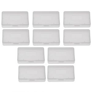 10pcs &eacute;tui de Cartouche pour GBA, 6.4 * 4 * 1.3cm ABS Transparent &eacute;tui de Protection Anti-poussi&egrave;re pour Game Boy Advance GBA (Yunir, neuf)