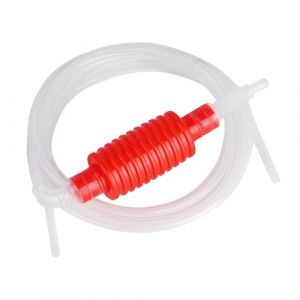 Pompe &agrave; essence manuelle pour pompe de r&eacute;servoir, pompe d'aspiration avec 2 colliers de serrage de 1,75 m, pompe &agrave; carburant manuelle, pompe de transfert, pompe &agrave; siphon pour essence, carburant, diese (HeYiGuoJi, neuf)