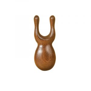 Massage Cuir Chevelu pour Meridienne, Head Spa Gua Sha Peigne en Bois, Masseur Tete Cheveux Bois de Santal, Scalp Massager Manuel (Forme Bois de cerf) (FANXIYA, neuf)