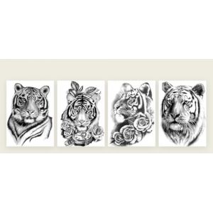 Tatouages tigres - Tatouages de bras - Tatouages animaux Siberia 4 (Beyond Perfection, neuf)