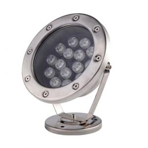 OrbitCob® 12V LED Projecteur Submersible IP68 Lumière d'Étang en Acier Inoxydable à Angle Réglable pour Fontaine, Piscine, Bassin & Éclairage sous-Marin Spot LED Basse Tension(Blanc Froid 6000K,15W) (AMZFR-OrbitCob®, neuf)