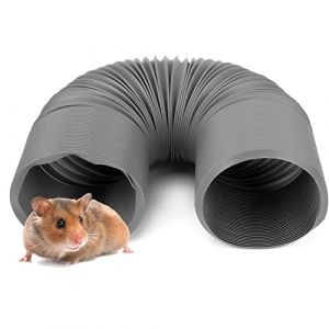 Tunnel pour Hamster, Tunnel Extensible en Plastique Flexible pour Petits Animaux, Diam&egrave;tre 10cm, Longueur 99cm, Accessoire Cage Hamster pour Cochons d'Inde, Chinchillas, Rats et Furets (Hennhonn, neuf)
