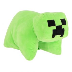 Minecraft Coussin Creeper &ndash; Coussin en Peluche Officiel 2 en 1 pour Enfants &ndash; Id&eacute;e Cadeau Gaming en Vert (4kidsonly, neuf)