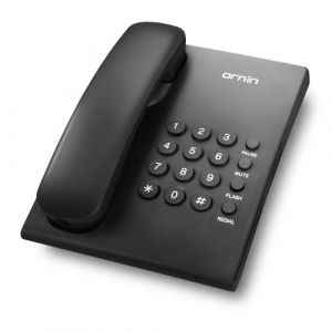 ORNIN Y320 Téléphone fixe sans fil avec rappel et veille, tactile réglable, support mural, idéal pour les maisons, les bureaux et les hôtels – Dispositif de ligne fixe (Ornin-direct, neuf)