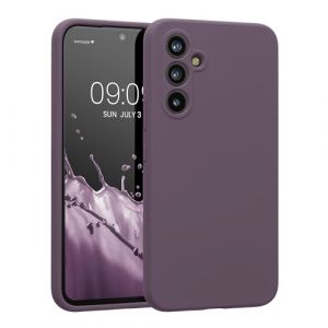 kwmobile Housse Compatible avec Samsung Galaxy A54 5G Coque - Housse de t&eacute;l&eacute;phone Protection Souple en TPU Silicone - Iris p&acirc;le (SX-Commerce, neuf)