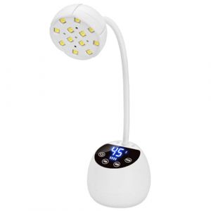 Lampe UV pour ongles avec capteurs automatiques, mini lumi&egrave;re UV pour vernis &agrave; ongles gel, vernis &agrave; ongles LED, s&eacute;choir &agrave; ongles pour salon de manucure &agrave; domicile (qoeifj, neuf)