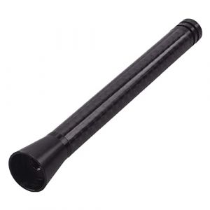 Heart Horse 8cm Universel De Voiture Antenne De Voiture Auto FM/AM Radio Mini Courte A&eacute;rienne Fibre De Carbone De Remplacement Courte Antenne avec R&eacute;ception Am&eacute;lior&eacute;e (YYGS_AMZgb, neuf)