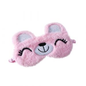 Beavorty Masque Pour Les Yeux Occultant Ours Sommeil De Voyage Bandeaux De Maquillage Bandeau De Couchage Patchs Pour Les Yeux Des Enfants Masque Bandeau Occultant Peluche Rose (T Innovation·HX, neuf)