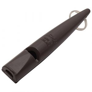 ACME Sifflet pour chien n° 211,5 avec instructions (français non garanti) – L'original d'Angleterre : fort et large (marron chocolat) (ROMNEYS, neuf)