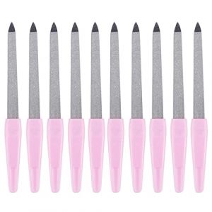 Lime à Ongles, Lime à Ongles Diamantée, 10 Paquets Limes à Ongles Professionnelles Limes à Ongles Double, Manucure en Métal avec Poignée Antidérapante Limes à Ongles Manucure pour Salon et Maison (BSCLAIRE LTD, neuf)