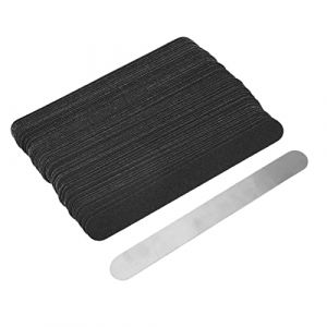 Lime à Ongles Réutilisable, Limes à Ongles avec Plaque de Base Réutilisable en Acier Inoxydable, Kit de Bandes de Lime à Ongles de Remplacement, Lime à Ongles en Métal pour (Yoeuan, neuf)
