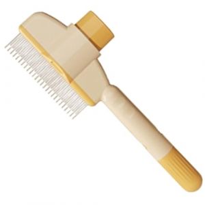 Peigne à cheveux pour chat, peigne pour animaux de compagnie pour chiens | Peigne de toilettage pour chats pour nœuds de cheveux | Peigne de toilettage pour chiots Peigne pour enlever les animaux Dôme (fengkuc, neuf)