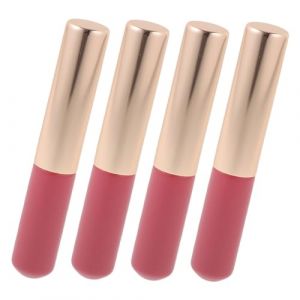 BIUDECO 4 pièces Set de Pinceaux Silicone Doux pour Gloss et Correcteur Applicateurs et Ergonomiques Format Compact pour Retouches (Cosenlong, neuf)
