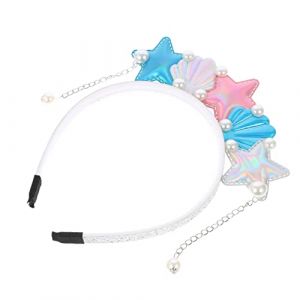 VINTORKY -tête Sirène Thème Océan Étoile De Mer Accessoires Cheveux Fille Déguisement Plage Fête Garçon Fille (Wesidun, neuf)