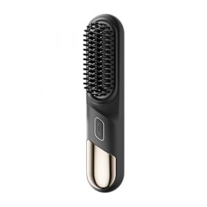 Lisseur &Agrave; Cheveux Sans Fil &ndash; Brosse &Agrave; Lisser Professionnelle | Lisseur Sans Fil Rechargeable &Agrave; 4 R&eacute;glages De Temp&eacute;rature, Pour Femmes, Court, Long, Boucl&eacute;, Ondul&eacute;, Voyage, Plage, Maison, Salon De Coif (shainm, neuf)