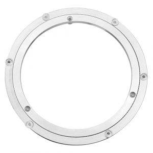 Plateau Tournant TV,Plaque Rotative Grand 40cm,Heavy Duty Mecanisme Plateau Tournant Table Lisse en Alliage D'aluminium pour D'affichages Meubles Service Show (Sunny Shop！, neuf)