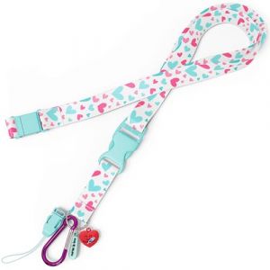 Nurse Is Love Cordon Tour de Cou pour Infirmières - Cordon Tour de Cou pour Clé avec Attache pour Porte Badge, Ciseaux Clip d'Accès Facile et Mousqueton, Infirmiere Accessoires, Aide Soignante (Gylmo Store, neuf)