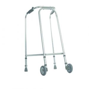 Déambulateur ultra-étroit léger GEF-ROY VP126 - Médium (785 - 865 mm) - Aluminium - Argenté - Adulte (DANS MON PANIER, neuf)