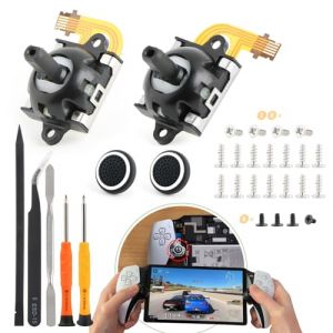 Gauche et Droite Joystick pour PS5 Portal Hall Effect Joystick Remplacement pour PlayStation Portal Remote Player Analogique 3D Module Potentiomètre Joystick Thumbstick Console Accessoires(avec Vis) (YWLRongZy, neuf)