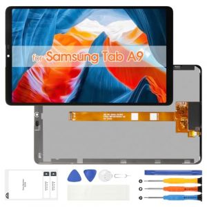 pour Samsung Galaxy Tab A9 LCD &Eacute;cran - pour Galaxy Tab A9 LCD &Eacute;cran Remplacement pour Galaxy &Eacute;cran Tactile pour Samsung SM-X110 X115 Num&eacute;riseur Verre Assembl&eacute; Kit de R&eacute;paration (Atwist, neuf)
