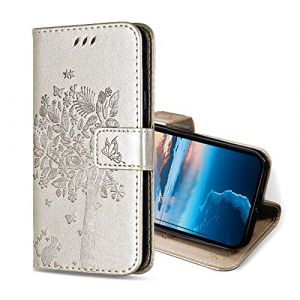 KANVOOS Coque pour Honor 70 Lite/Honor X8 5G, Etui Protection Housse Premium en Cuir PU, Antichoc &Eacute;tui &agrave; Rabat Portefeuille Flip Case pour Honor 70 Lite/Honor X8 5G (Or) (CONBER, neuf)