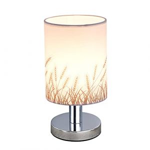 SCZWP8 Lampe de Table de Chevet, Lampe de Table en Bois Massif Minimaliste Lampe de Table de Chevet avec Abat-Jour cylindrique en Lin adapt&eacute; &agrave; la Chambre &agrave; Coucher Coiffeuse Salon Chambre d'enfants (SCZWP8, neuf)