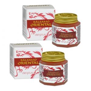 Pack 2 Baume Oriental Effet Chaleur Vitamine E 30 ml Lot de 2 x 30 ml Deliplus (TIENDAVID, neuf)