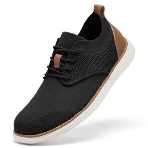 SHULOOK Chaussures d'&eacute;t&eacute; respirantes pour homme - Chaussures de marche l&eacute;g&egrave;res - Chaussures d'&eacute;t&eacute; - Loisirs - Chaussures d'affaires d&eacute;contract&eacute;es - Moderne Breeze, Noir , 42 EU (SHULOOK, neuf)