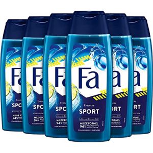 Fa Lot de 6 gels douche Sport Active Sport Gingko pour homme 250 ml (Mega-Paradies GmbH, neuf)