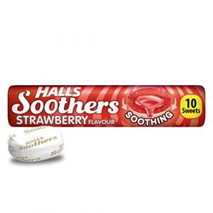Halls Soothers Lozenges Strawberry 10 by HALLS (Direct Care ltd, neuf)