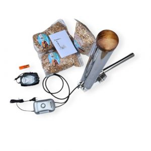 DYMBOX GÉNÉRATEUR DE FUMÉE GIGA 5L - Argent - Acier Inoxydable - Copeau de Bois - FOOD_SMOKER - Metallique (Dymbox, neuf)