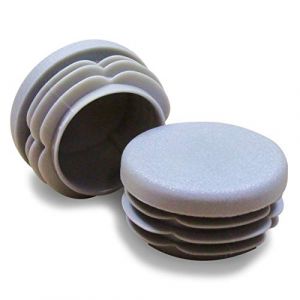Ajile® - 16 pièces - Embout Insert Entrant Rond pour Tube de diamètre Exterieur 22 mm - Gris - EPR322x16-FBA (ajile - Fabricant Français de Quincaillerie, neuf)