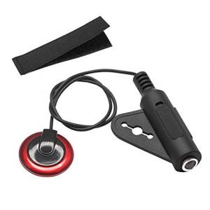 YACSEJAO Microphone de contact piézoélectrique pour guitare, ukulélé, violon, mandoline, banjo, kalimba, basse - Transducteur électrique acoustique avec câble (MINGSHOU, neuf)