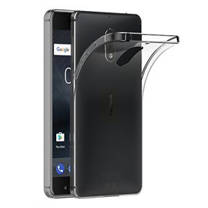 AICEK Coque Nokia 6, Transparente Silicone Coque pour Nokia 6 Housse Silicone Etui Case (AICEK EU Store, neuf)
