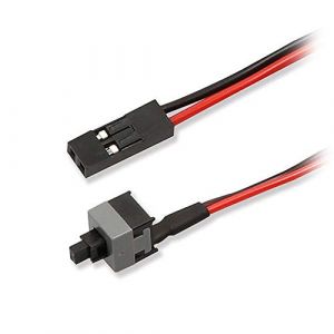 R02 50 cm pour PC Ordinateur Reset SW Câble Poussoir Power un en bouton bouton interrupteur (fed2006de, neuf)