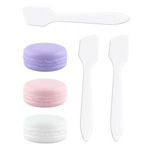 KGDUYC Lot de 6 pots de crème de 10ml, six couleurs, pots vides, petits pots, pots de remplissage avec couvercles étanches, pour la lotion, la crème, le baume à lèvres (Qertyias OÜ, neuf)