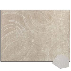 Tapis Batterie antid&eacute;rapant Tapis de Tambour Tapis de Batterie Tapis Insonoris&eacute; Couverture de Tambour Professionnelle Tapis de Protection pour Batterie &eacute;lectronique Tapis Batterie 170 x 140 cm (Qesjodfu, neuf)