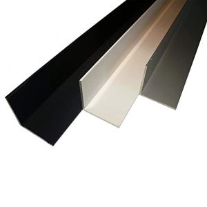 B&T Corni&egrave;re en aluminium m&eacute;tal thermolaqu&eacute; 50 x 30 x 2 mm Rail d'angle anthracite RAL 7016 Longueur de 190 cm (B&T Metall und Kunststoff, neuf)