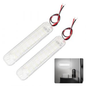 Kuugeo Reglette Led 12v, 2 pi&egrave;ces Lampe Led 12v, Barre Le d 1 2v, Le d 12 v Voiture, L ed Camion Int&eacute;rieur, pour Voiture, Camion, Camping-Car, Bateau, Van, 30cm, 36 perles L ED, Longue dur&eacute;e de vie. (AMAAL ABD LIMITED, neuf)