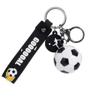Anneaux Porte Clé, Maillot De Porte Clé Football En Silicone,Porte Cle Football De Stade De Décoratif,Voiture Avec O Ring,Adultes Et Cadeau Enfant,Cadeaux De Football Pour Hommes (yuanxuu, neuf)