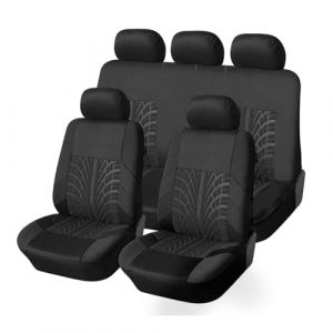 CutuLi Ensemble de Housses de siège de Voiture pour Fo-RD Focus St St-Line X 2019-2023, Nonslip Confortable Housses Siège Voiture Accessoire, E/Black (HonGChenG, neuf)