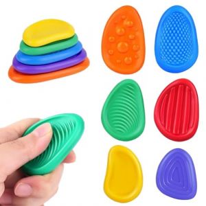 KEWUF 6 Pcs D'activité Sensorielle Fidget Toys Anti Stress, Fidget Toys Anti Stress Enfant, Objet Anti Stress Adulte Jouets à Presser Texturés, Planche à Fidget Sensorielle pour Enfants (VicFENG001, neuf)