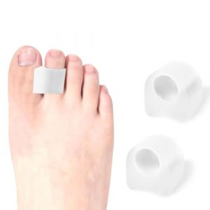 4 Pièces Séparateurs d'Orteils pour orteils courbés, Ecarteur Orteil Double pour orteils qui se chevauchent, Correcteur Redresseur en Gel avec 2 Boucles, pour hommes et femmes (dongguanshiluhuadianzi, neuf)