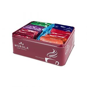 Caffè Morola - Kit Dégustation Dosettes - Dosettes de Cafè Compostables ESE44 - Dégustation Café Classique, Orange, Limited, Cremeso, Dek, El Mirador (36, + Tin Box) (Morola Caffè Italiano, neuf)