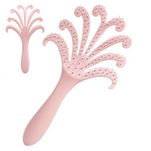 Peigne de massage | Brosse de massage de la t&ecirc;te de pieuvre - Et sec ergonomique portable pr&eacute;vient et &eacute;lasticit&eacute; Peigne vertical pour soulager les femmes, la relaxation, les hommes, la maison, les (pingshunyuanshengjingzhongyaocaikejikaifayouxiangongsi, n