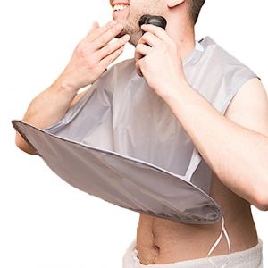 Attrape-Barbe, Feuille Rasage Imperm&eacute;able, Attrape-tondeuse &Agrave; Barbe Lavable, Attrape-poils Facial Pliable Pour Hommes, Cadeaux F&ecirc;te Des P&egrave;res (amste, neuf)